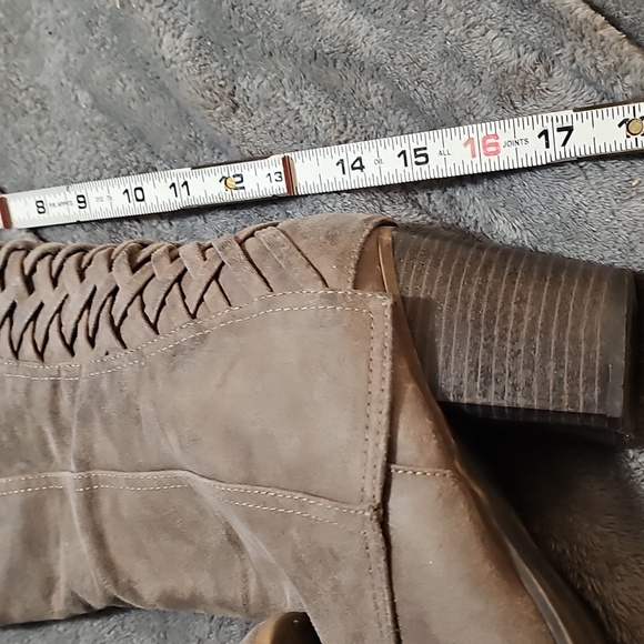 Women's Taupe  Knee-High Boots  Size 11 - Picture 2 of 8